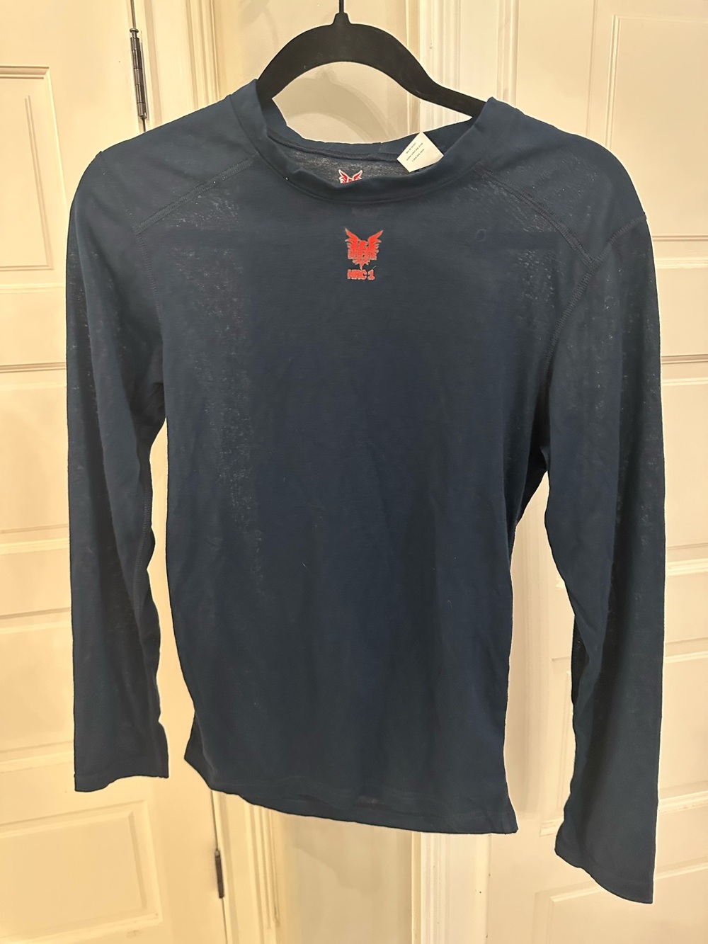 DRIFIRE Shirt Men’s XS Navy Blue Flame Resistant FR Long Sleeve USA Work HRC1